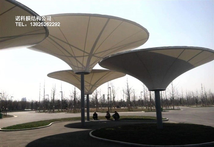 安徽舒城县膜结构景观大棚工程选用进口膜材海德斯5574